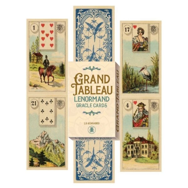 36 Cărți Oracol Grand Tableau Lenormand Lo Scarabeo engleza