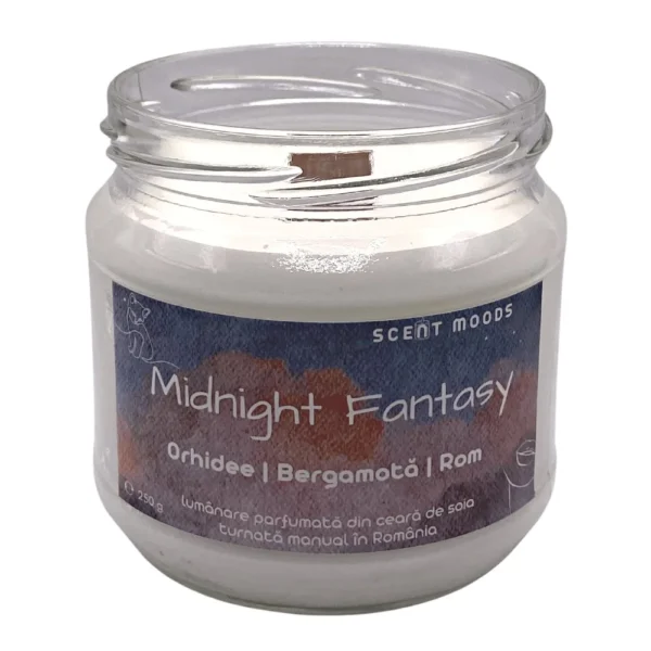 lumanare ceara soia midnight fantasy