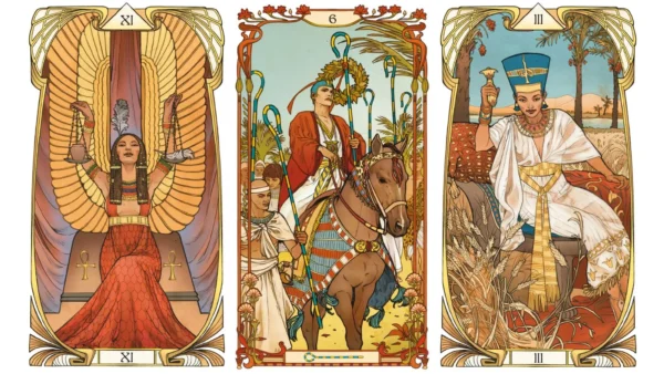 Egyptian Art Nouveau Tarot Lo Scarabeo