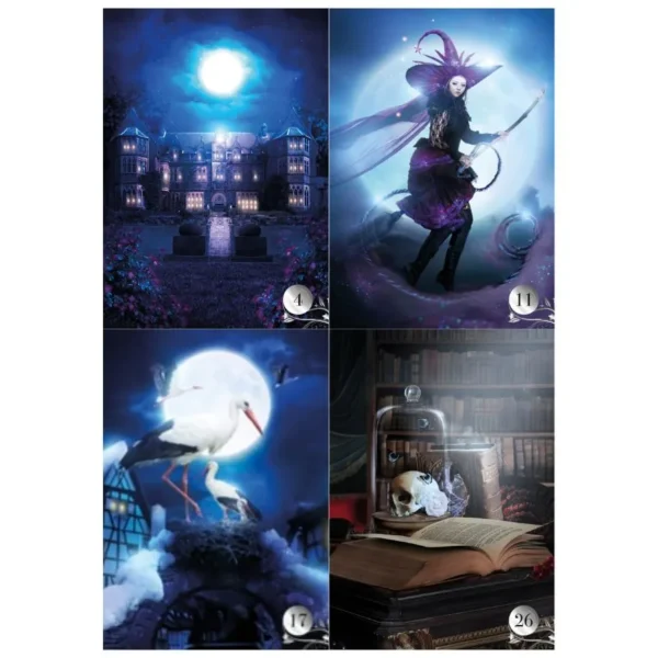 36 Cărți Lenormand De La Nuit Lenormand Lo Scarabeo multilingv