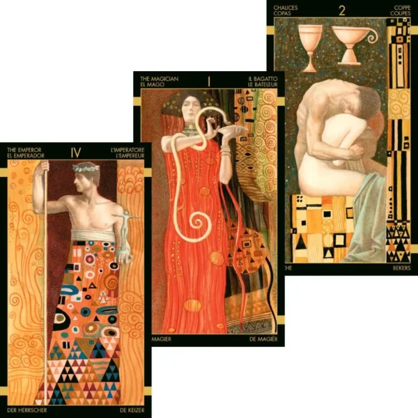 78 Cărți Tarot Klimt Lo Scarabeo multilingv