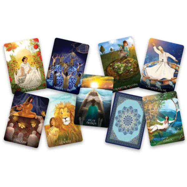 78 Cărți Tarot Sufi Tarot Ayeda Husain engleză