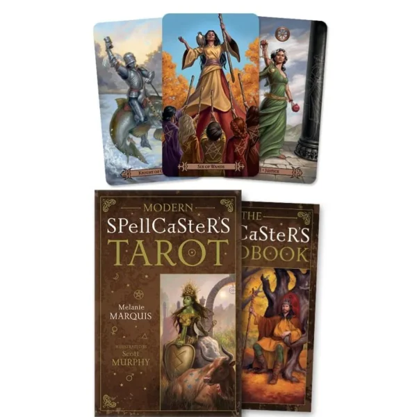 Kit mare 78 Cărți Tarot Spellcasters Tarot Melanie Marquis engleză