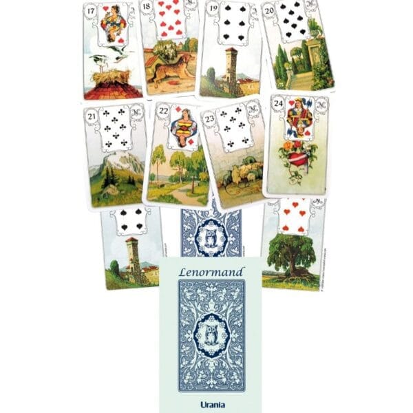 36 Cărți Lenormand Blue Owl