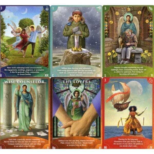 78 Carti de Tarot ANGEL WISDOM TAROT CARD DECK