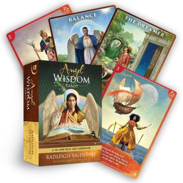 78 carti de Tarot ingeri ANGEL WISDOM TAROT CARD DECK Radleigh Valentine