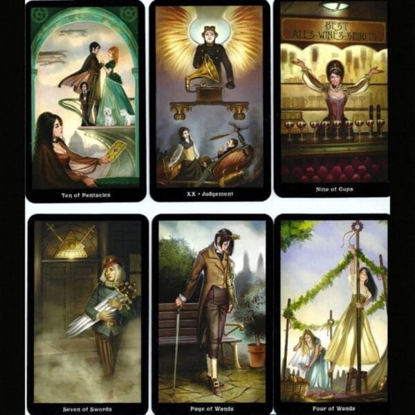 78 Cărți Tarot Steampunk Tarot Barbara Moore -